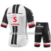 Set Wielershirt + Fietsbroek Kort 2018 Team Sunweb Kids N001